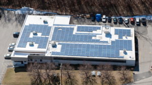 Installed a 101.64 kW array using PanelClaw ballasted racking