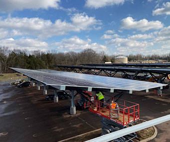 Roof Mount Solar Installation
